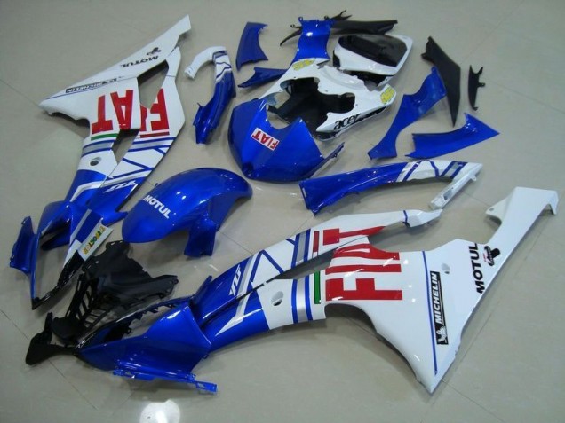 2008-2016 Blau Weiß Rot Fiat Yamaha YZF R6 Motorrad Verkleidung 2008-2016 Blau Weiß Rot Fiat Yamaha YZF R6 Motorrad Verkleidung