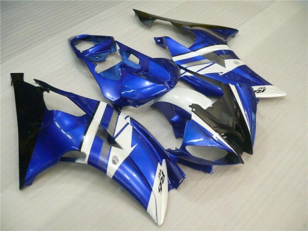 2008-2016 Blau Weiß Schwarz Yamaha YZF R6 Motorrad Verkleidungen 2008-2016 Blau Weiß Schwarz Yamaha YZF R6 Motorrad Verkleidungen