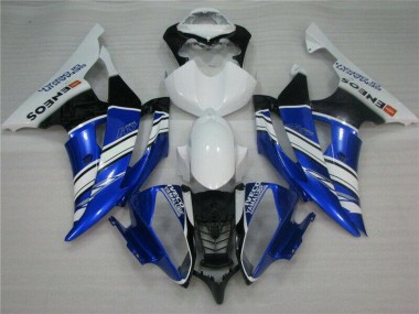 2008-2016 Blau Weiß Yamaha YZF R6 Motorrad Verkleidung