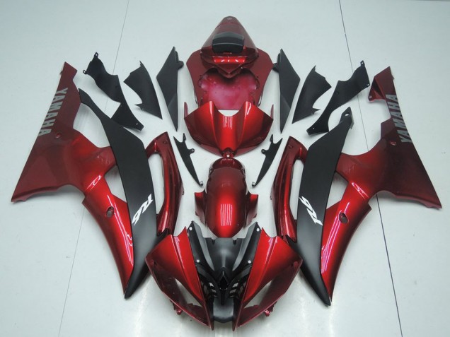 2008-2016 CUndy Rot und Schwarz Yamaha YZF R6 Motorrad Verkleidung 2008-2016 CUndy Rot und Schwarz Yamaha YZF R6 Motorrad Verkleidung