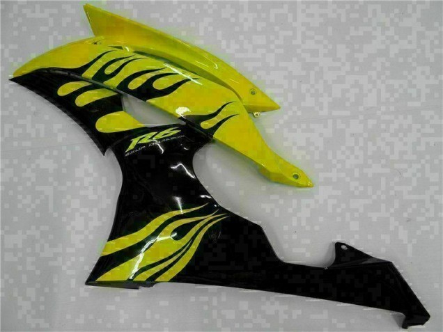 2008-2016 Gelb Schwarz Yamaha YZF R6 Motorrad Verkleidung 2008-2016 Gelb Schwarz Yamaha YZF R6 Motorrad Verkleidung