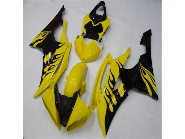 2008-2016 Gelb Schwarz Yamaha YZF R6 Motorrad Verkleidungen 2008-2016 Gelb Schwarz Yamaha YZF R6 Motorrad Verkleidungen