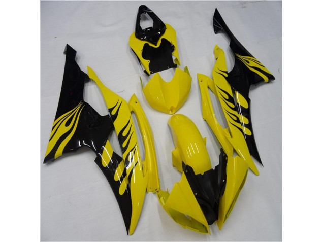 2008-2016 Gelb Schwarz Yamaha YZF R6 Motorrad Verkleidungen 2008-2016 Gelb Schwarz Yamaha YZF R6 Motorrad Verkleidungen