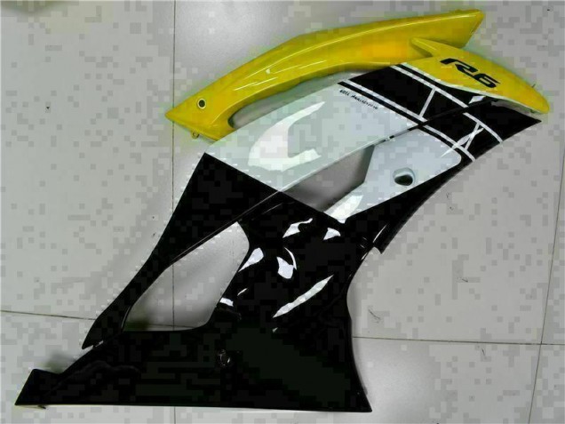 2008-2016 Gelb Schwarz Yamaha YZF R6 Motorrad Vollverkleidung 2008-2016 Gelb Schwarz Yamaha YZF R6 Motorrad Vollverkleidung