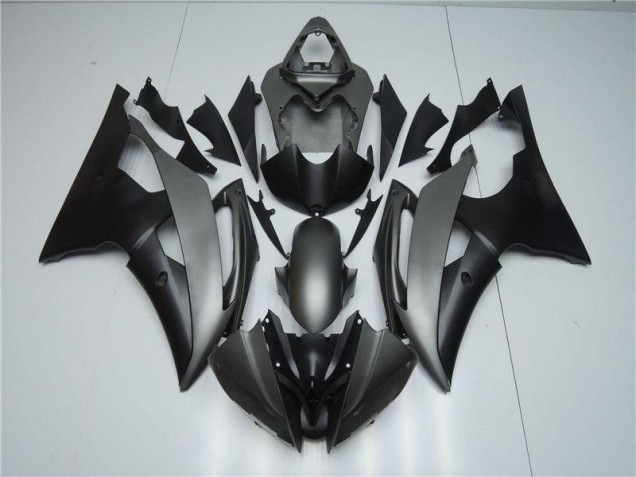 2008-2016 Grau Schwarz Yamaha YZF R6 Motorrad Vollverkleidung 2008-2016 Grau Schwarz Yamaha YZF R6 Motorrad Vollverkleidung