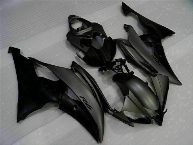 2008-2016 Matt Schwarz Yamaha YZF R6 Motorrad Vollverkleidung 2008-2016 Matt Schwarz Yamaha YZF R6 Motorrad Vollverkleidung