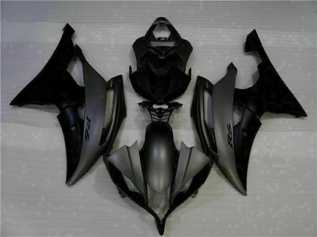 2008-2016 Matt Schwarz Yamaha YZF R6 Motorrad Vollverkleidung 2008-2016 Matt Schwarz Yamaha YZF R6 Motorrad Vollverkleidung