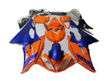 2008-2016 Orange Blau Yamaha YZF R6 Motorrad Verkleidung