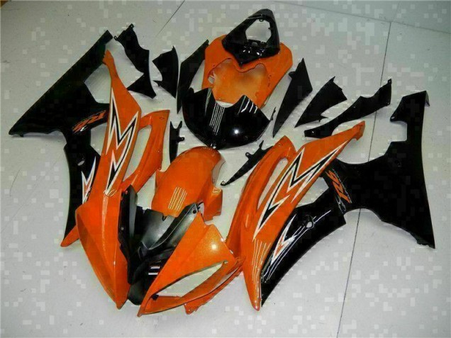 2008-2016 Orange Schwarz Yamaha YZF R6 Motorrad Verkleidung 2008-2016 Orange Schwarz Yamaha YZF R6 Motorrad Verkleidung