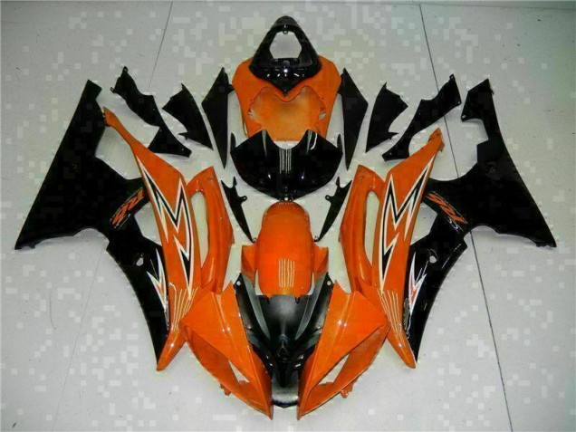 2008-2016 Orange Schwarz Yamaha YZF R6 Motorrad Verkleidung 2008-2016 Orange Schwarz Yamaha YZF R6 Motorrad Verkleidung