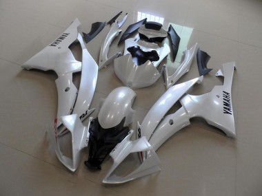 2008-2016 Perl Weiß OEM Stil Yamaha YZF R6 Motorrad Verkleidung
