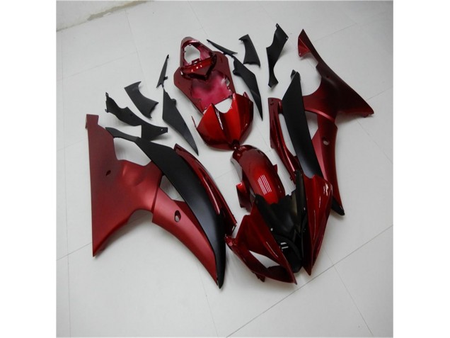 2008-2016 Rot Schwarz Yamaha YZF R6 Motorrad Verkleidung 2008-2016 Rot Schwarz Yamaha YZF R6 Motorrad Verkleidung