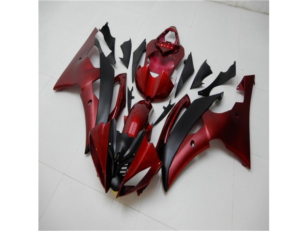2008-2016 Rot Schwarz Yamaha YZF R6 Motorrad Verkleidung 2008-2016 Rot Schwarz Yamaha YZF R6 Motorrad Verkleidung