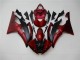 2008-2016 Rot Schwarz Yamaha YZF R6 Motorrad Verkleidung 2008-2016 Rot Schwarz Yamaha YZF R6 Motorrad Verkleidung