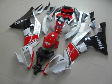 2008-2016 Rot Weiß Schwarz Yamaha YZF R6 Motorrad Verkleidung & Plastik