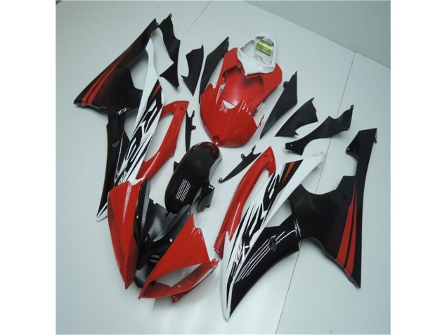 2008-2016 Rot Weiß Yamaha YZF R6 Motorrad Verkleidungen 2008-2016 Rot Weiß Yamaha YZF R6 Motorrad Verkleidungen