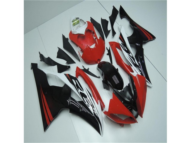 2008-2016 Rot Weiß Yamaha YZF R6 Motorrad Verkleidungen 2008-2016 Rot Weiß Yamaha YZF R6 Motorrad Verkleidungen