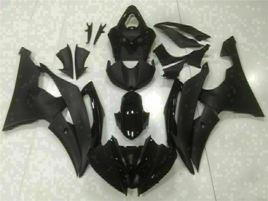 2008-2016 Schwarz Yamaha YZF R6 Motorrad Verkleidungen
