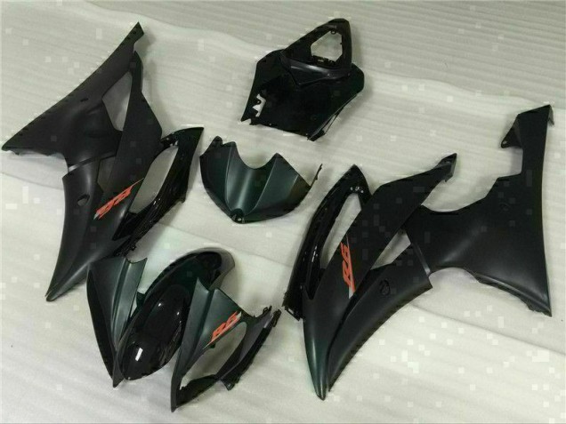 2008-2016 Schwarz Yamaha YZF R6 Motorradverkleidung Plastik Kits 2008-2016 Schwarz Yamaha YZF R6 Motorradverkleidung Plastik Kits