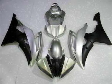 2008-2016 Silber Schwarz Yamaha YZF R6 Motorrad Verkleidung
