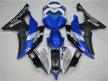 2008-2016 Weiß Blau Schwarz Yamaha YZF R6 Motorrad Verkleidung