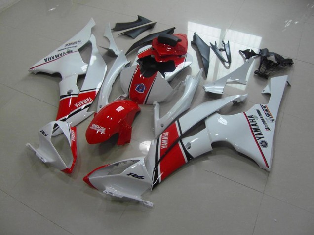2008-2016 Weiß Rot OEM Stil Yamaha YZF R6 Motorrad Verkleidung 2008-2016 Weiß Rot OEM Stil Yamaha YZF R6 Motorrad Verkleidung