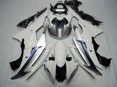 2008-2016 Weiß Schwarz Blau Yamaha YZF R6 Motorrad Verkleidung