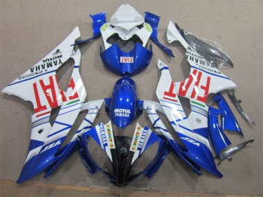 2008-2016 Weiß Schwarz Rot Fiat Yamaha YZF R6 Motorrad Verkleidung