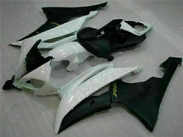 2008-2016 Weiß Schwarz Yamaha YZF R6 Motorrad Verkleidung & Plastik 2008-2016 Weiß Schwarz Yamaha YZF R6 Motorrad Verkleidung & Plastik