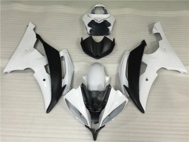 2008-2016 Weiß Schwarz Yamaha YZF R6 Motorrad Verkleidungen