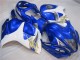 2008-2019 Blau Weiß Suzuki GSXR 1300 Hayabusa Motorrad Vollverkleidung 2008-2019 Blau Weiß Suzuki GSXR 1300 Hayabusa Motorrad Vollverkleidung