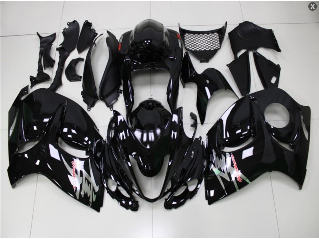 2008-2019 Glänzend Schwarz Suzuki GSXR 1300 Hayabusa Motorrad Verkleidung 2008-2019 Glänzend Schwarz Suzuki GSXR 1300 Hayabusa Motorrad Verkleidung