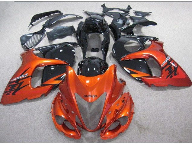2008-2019 Orange Schwarz Suzuki GSXR 1300 Hayabusa Motorrad Verkleidung 2008-2019 Orange Schwarz Suzuki GSXR 1300 Hayabusa Motorrad Verkleidung