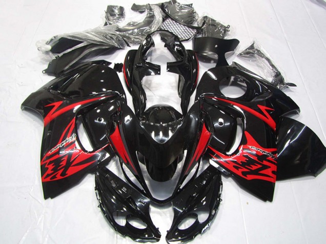 2008-2019 Schwarz Rot Suzuki GSXR 1300 Hayabusa Motorrad Verkleidung 2008-2019 Schwarz Rot Suzuki GSXR 1300 Hayabusa Motorrad Verkleidung
