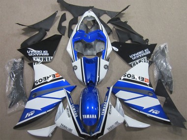 2009-2011 Blau Weiß Yamaha YZF R1 Motorrad Verkleidung