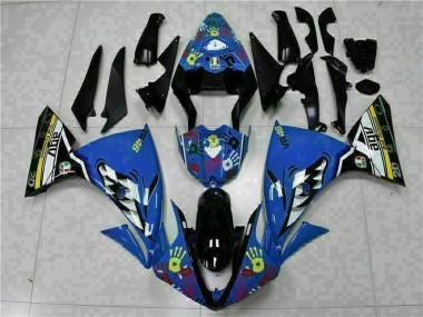 2009-2011 Blau Yamaha YZF R1 Motorrad Verkleidungen