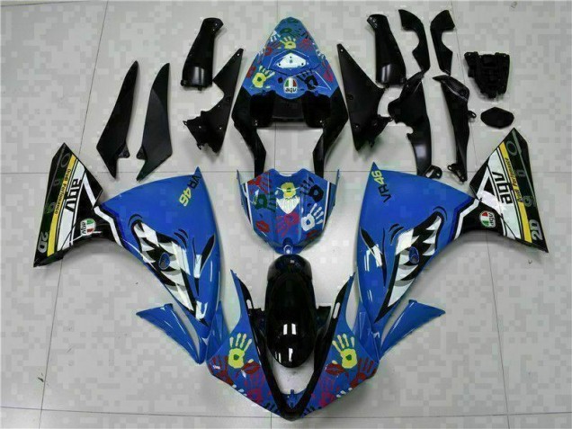 2009-2011 Blau Yamaha YZF R1 Motorrad Verkleidungen 2009-2011 Blau Yamaha YZF R1 Motorrad Verkleidungen