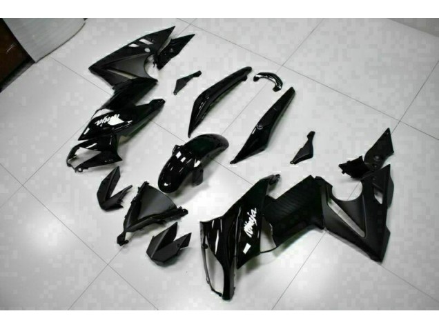 2009-2011 Glänzend Schwarz Kawasaki EX650 Motorrad Verkleidung 2009-2011 Glänzend Schwarz Kawasaki EX650 Motorrad Verkleidung