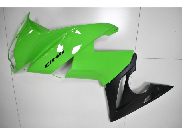 2009-2011 Grün Schwarz Kawasaki EX650 Motorrad Verkleidung
