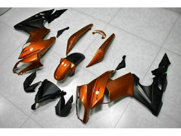 2009-2011 Orange Kawasaki EX650 Motorrad Verkleidung 2009-2011 Orange Kawasaki EX650 Motorrad Verkleidung