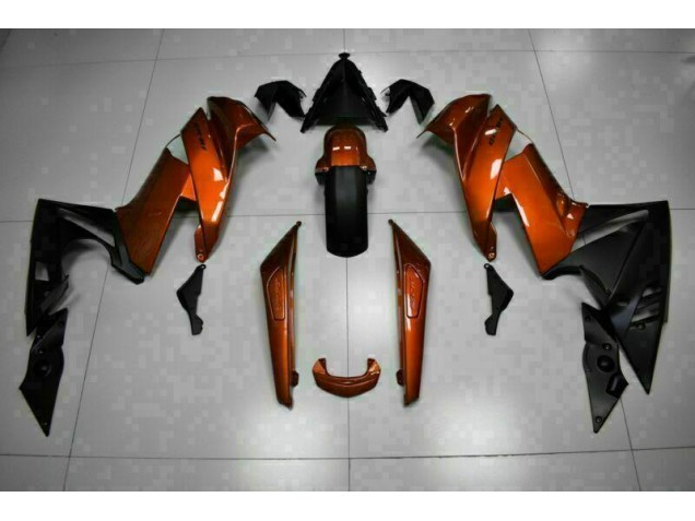 2009-2011 Orange Kawasaki EX650 Motorrad Verkleidung 2009-2011 Orange Kawasaki EX650 Motorrad Verkleidung