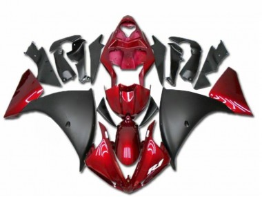 2009-2011 Rot Schwarz Yamaha YZF R1 Motorrad Verkleidung