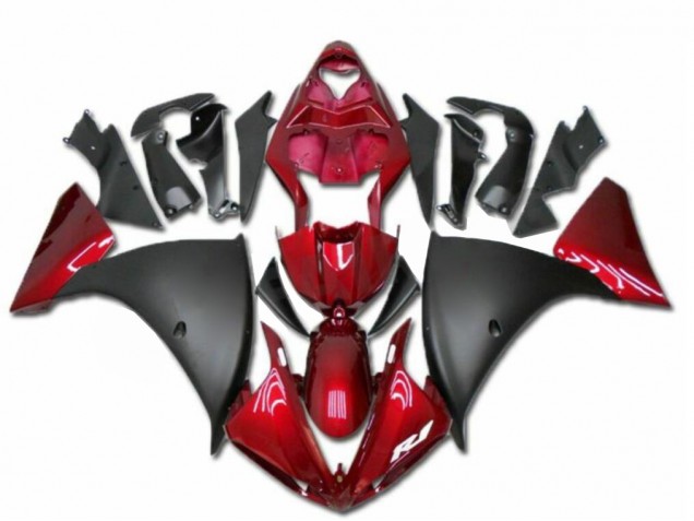 2009-2011 Rot Schwarz Yamaha YZF R1 Motorrad Verkleidung 2009-2011 Rot Schwarz Yamaha YZF R1 Motorrad Verkleidung
