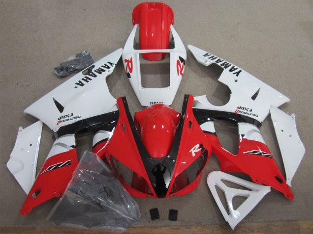 2009-2011 Rot Weiß Schwarz Yamaha YZF R1 Motorrad Verkleidung 2009-2011 Rot Weiß Schwarz Yamaha YZF R1 Motorrad Verkleidung