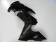2009-2011 Schwarz Kawasaki EX650 Motorrad Verkleidung