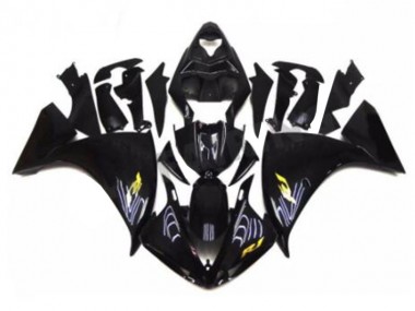 2009-2011 Schwarz Yamaha YZF R1 Motorrad Verkleidung