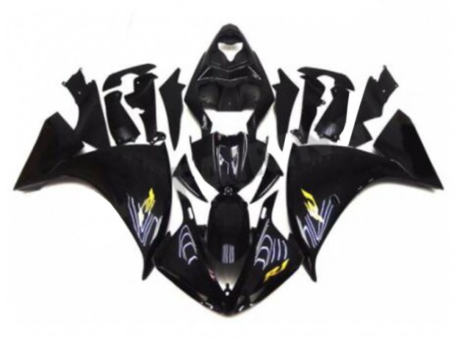 2009-2011 Schwarz Yamaha YZF R1 Motorrad Verkleidung 2009-2011 Schwarz Yamaha YZF R1 Motorrad Verkleidung