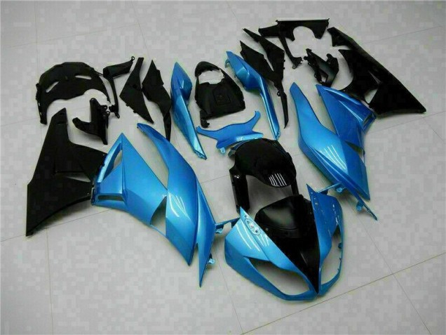 2009-2012 Blau Schwarz Kawasaki ZX6R Motorrad Verkleidung 2009-2012 Blau Schwarz Kawasaki ZX6R Motorrad Verkleidung