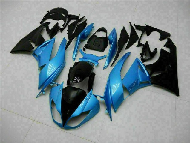 2009-2012 Blau Schwarz Kawasaki ZX6R Motorrad Verkleidung 2009-2012 Blau Schwarz Kawasaki ZX6R Motorrad Verkleidung