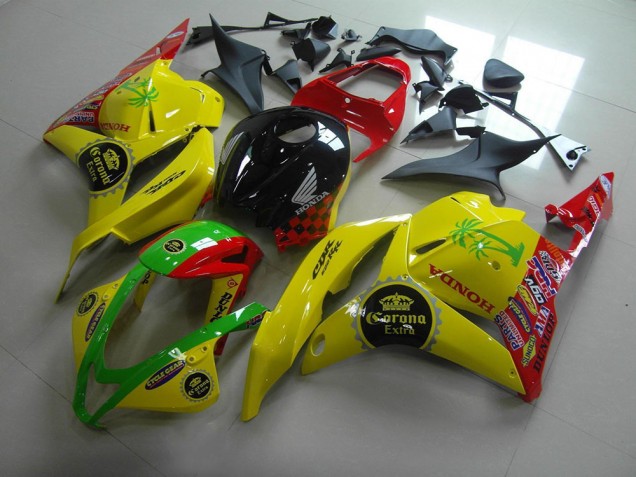 2009-2012 Gelb Corona Extra Honda CBR600RR Motorrad Verkleidung 2009-2012 Gelb Corona Extra Honda CBR600RR Motorrad Verkleidung